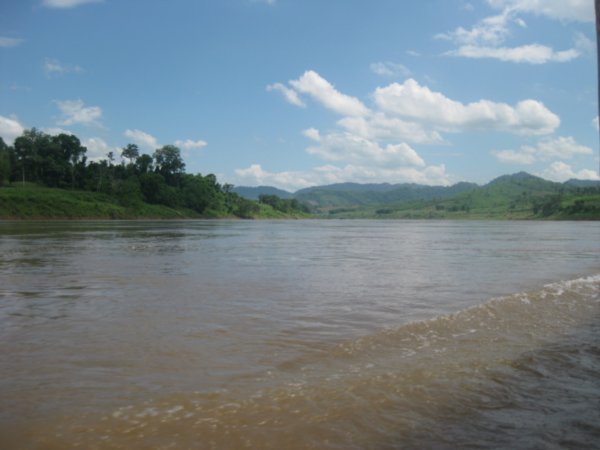 4. Scenery, Day 1 slowboat down the Mekong