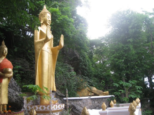 17. Buddha images on the slopes of Phu Si hill, Luang Prabang