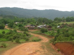 28. A typical Laos village, near Phonsavon