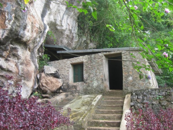 10. Entrance to Nouhak Phoumsavan's cave, Vieng Xai