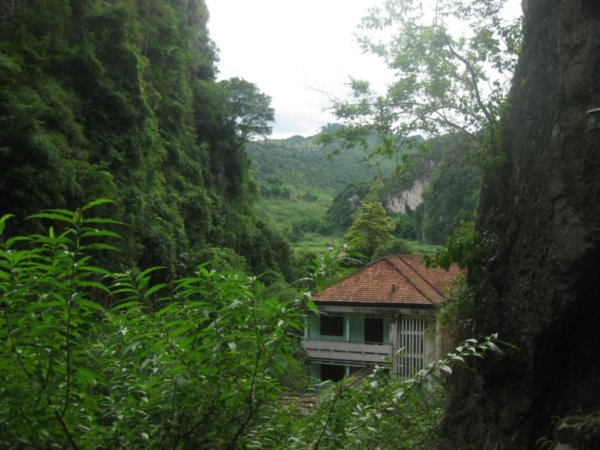 19. View from Prince Souphannouvong's cave, Vieng Xai