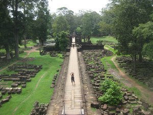 113. Causeway leading from Baphoun, Temples of Angkor