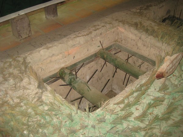 38. Vietcong traps from the Vietnam War, Cu Chi tunnels, near Saigon