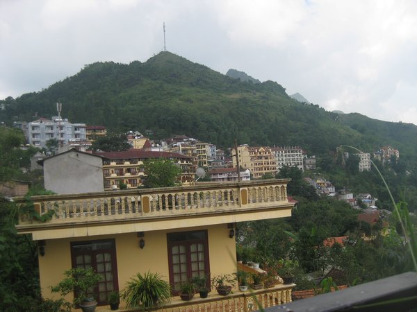 2. View of Sapa from hotel