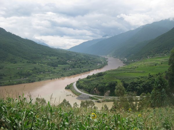14. The start of the Tiger Leaping Gorge Trek