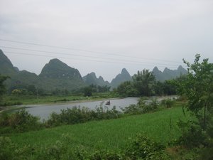 45. Limestone karst scenery along the Yulong River