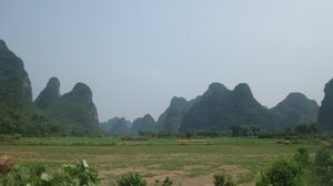 48. Limestone karst scenery along the Yulong River