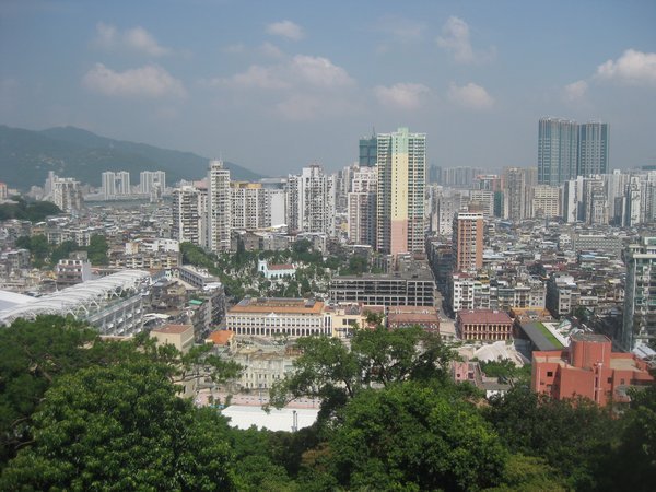 17. A view over Macau from Guia Fort and Lighthouse