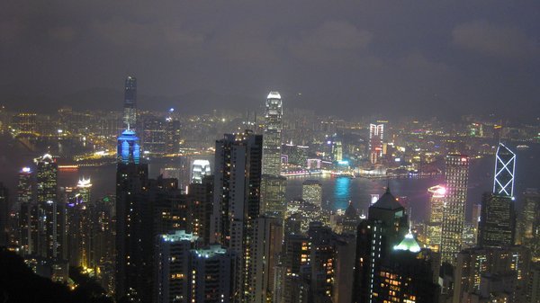 18. Hong Kong Skyline at night from The Peak
