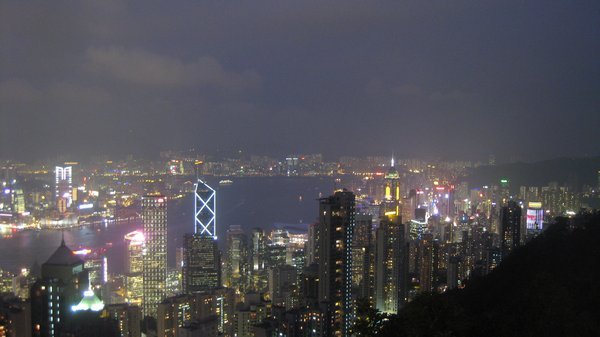 19. Hong Kong Skyline at night from The Peak
