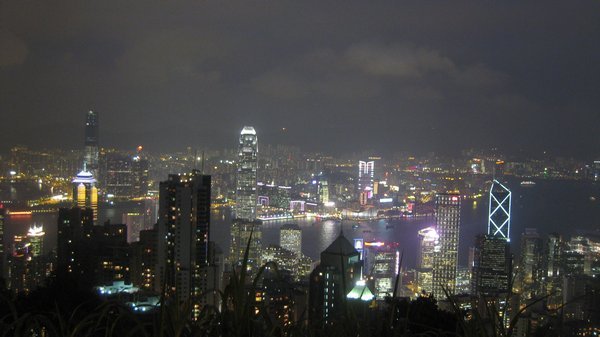 20. Hong Kong Skyline at night from The Peak