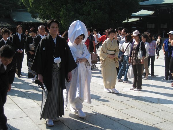 58. Wedding procession in front of Meiji Shrine, Tokyo