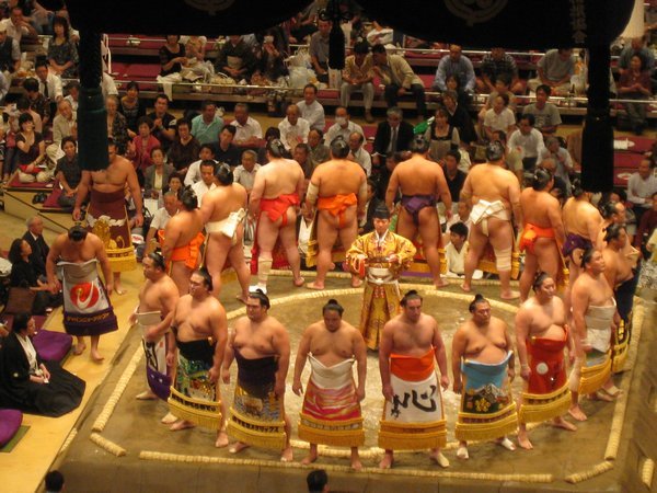 103. Parade of the top-ranked Sumo wrestlers, Tokyo