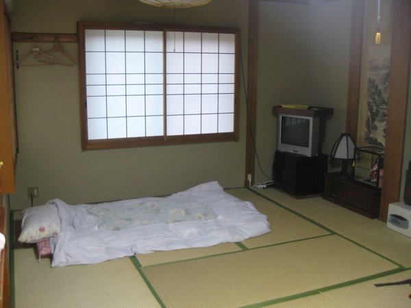 25. My room in the ryokan, Kyoto