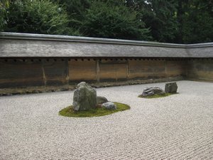 37. Rock garden, Ryoan-ji temple, Kyoto