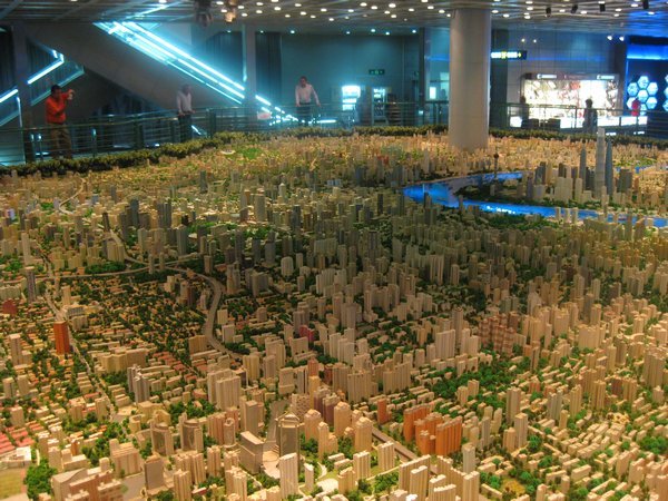 21. A model of Shanghai, Urban planning museum