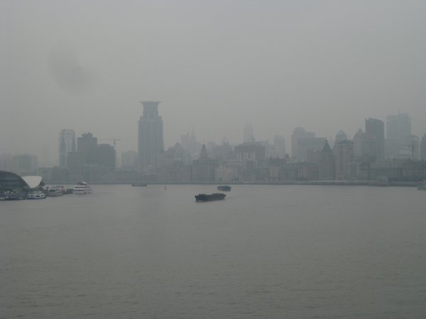 5. The Bund looking very grey, Shanghai