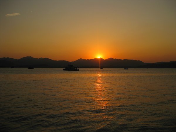 11. Sunset over West Lake, Hangzhou