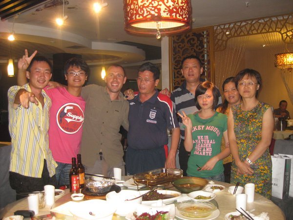 6. Sharing mid-autumn day dinner with my new Chinese family, Hangzhou