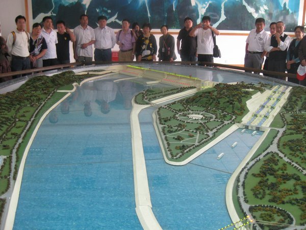 2. A model of The Three Gorges Dam as the pictures don't show it too clearly!!