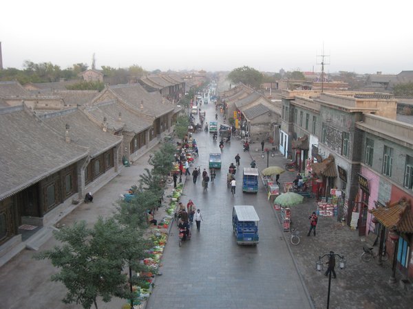 19. West street from Pingyao city walls