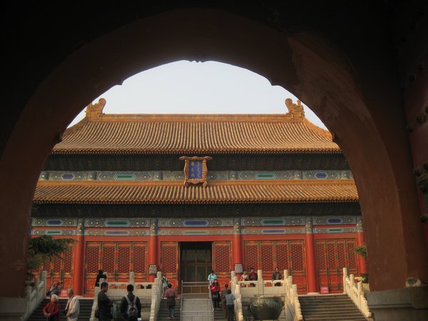 26. A hall in the Forbidden City, Beijing