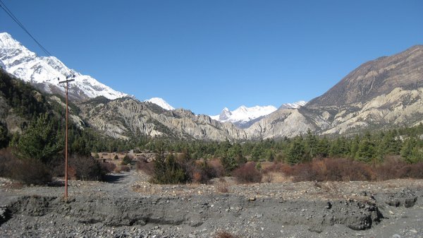 59. Scenery between Pisang and Humde, Day 5, The Annapurna Circuit