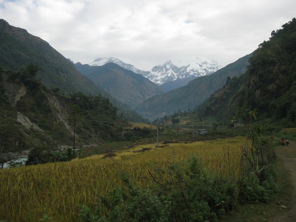 6. The Himalayas in the distance, Day 2, The Annapurna Circuit