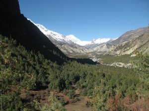 57. Scenery between Pisang and Humde, Day 5, The Annapurna Circuit