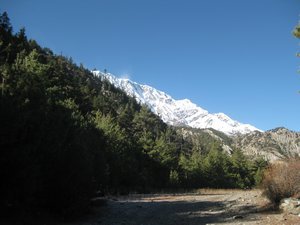 61. Scenery between Pisang and Humde, Day 5, The Annapurna Circuit