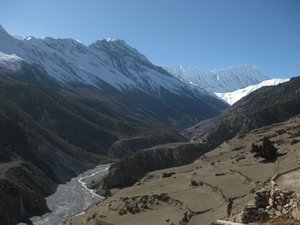 83. Scenery between Manang and Ledar, Day 5, The Annapurna Circuit