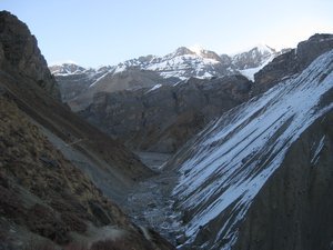 91. Scenery between Ledar and Thorung Phedi, Day 6, The Annapurna Circuit