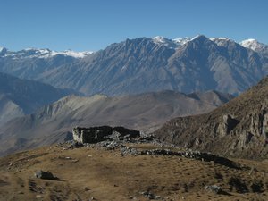 108. Descending from Thorung La Pass, Day 6, The Annapurna Circuit