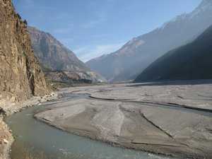 129. Scenery between Tukuche and Larjung, Day 8, The Annapurna Circuit