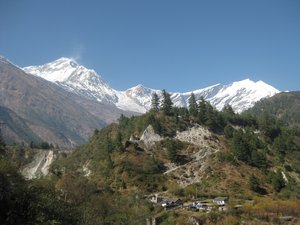 142. The Dhaulagiri range between Larjung and Ghasa, Day 8, The Annapurna Circuit