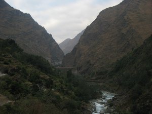 145. Scenery between Ghasa and Tatopani, Day 8, The Annapurna Circuit