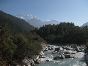 136. Scenery between Larjung and Ghasa, Day 8, The Annapurna Circuit