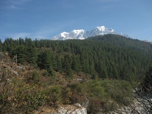 138. The Annapurna Range between Larjung and Ghasa, Day 8, The Annapurna Circuit