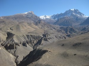 114. Scenery between Muktinath and Kagbeni, Day 7, The Annapurna Circuit