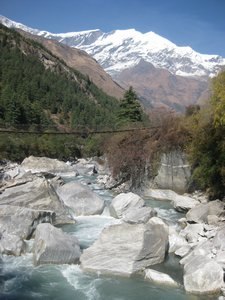 137. Scenery between Larjung and Ghasa, Day 8, The Annapurna Circuit
