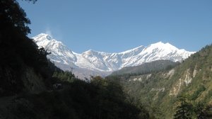 143. The Dhaulagiri range between Larjung and Ghasa, Day 8, The Annapurna Circuit