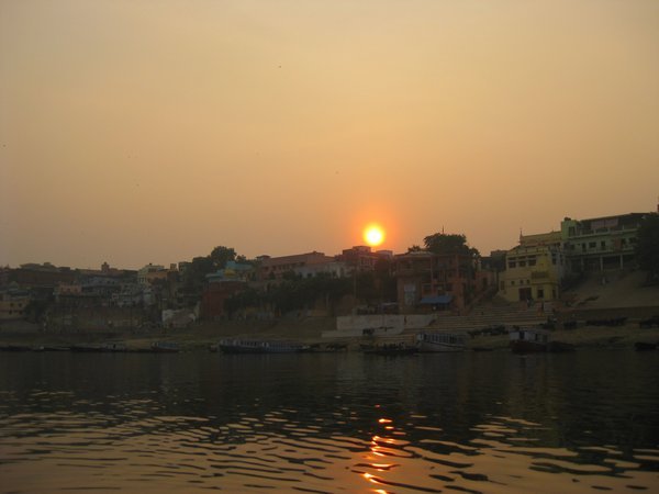 27. Sunset on the Ganges, Varanasi