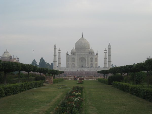 20. The back of the Taj Mahal taken from Mehtab Bagh, Agra