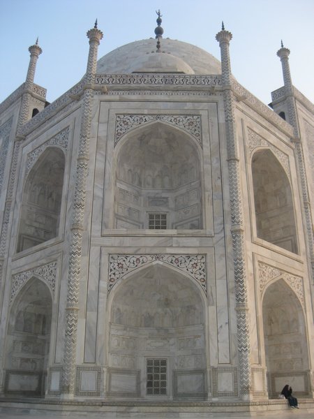 40. The beautiful marblework of the Taj Mahal, Agra