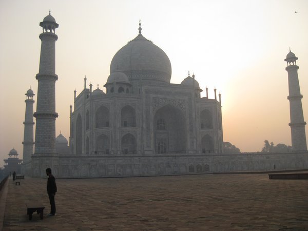 46. The Taj Mahal from its western side, Agra