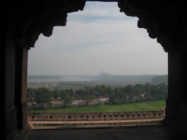 5. The Taj Mahal seen from Agra Fort, Agra