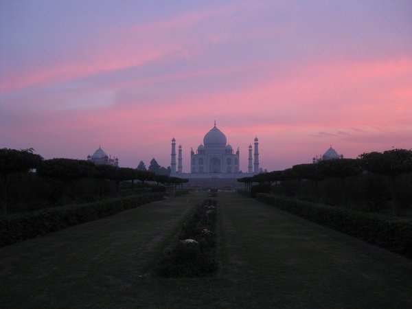 28. The Taj Mahal at sunset, Agra
