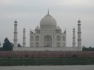 21. The back of the Taj Mahal taken from Mehtab Bagh, Agra