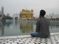 24. A Sikh deep in meditation at the Golden Temple, Amritsar