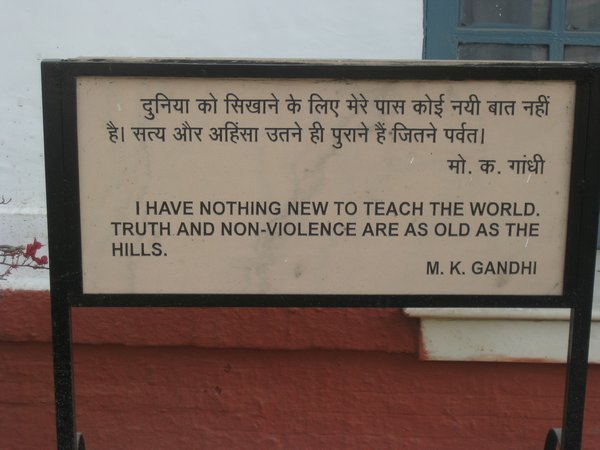 2. Gandhi's message, Delhi